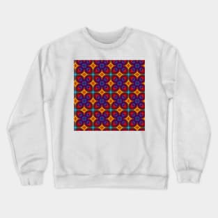 Moroccan arabic oriental tile pattern Crewneck Sweatshirt